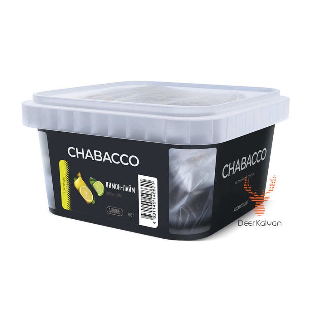 [М] Chabacco &quot;Lemon Lime&quot; (Лимон-Лайм) Medium 200 гр.