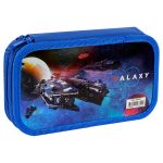 Пенал 2 отделения, 190*110 ArtSpace "Galaxy", ламинированный картон, софт-тач