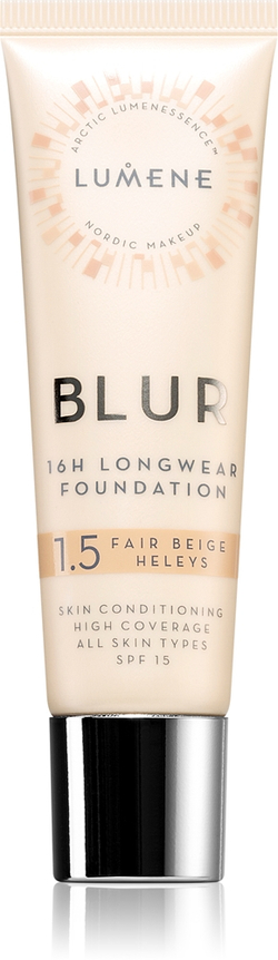 Lumene Blur 16h Longwear - Тональная основа: долговременный 16H подклад оттенок 1,5 Fair Beige (Neutral), 30 ml