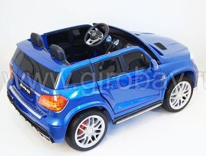 Детский электромобиль River Toys MERCEDES-BENZ GLS63 4WD синий фото №9