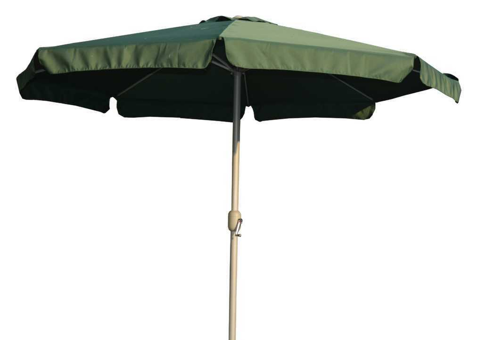 Садовый зонт ПРАГА, темно-зелёный, 300см