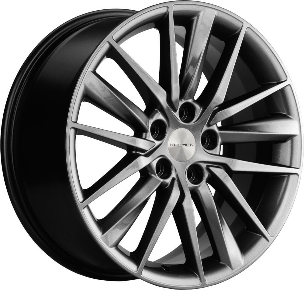 Khomen 1807 8x18 5x114.3 ET 50 Dia 60.1 (grey)