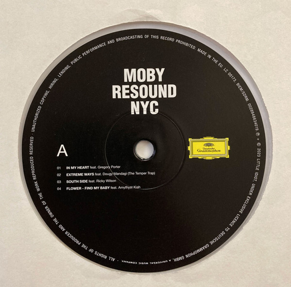 Moby / Resound NYC (Clear Vinyl)(2LP)