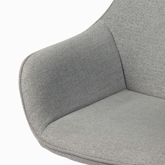 Офисный стул Enrico цвет тёмно-серый/черный