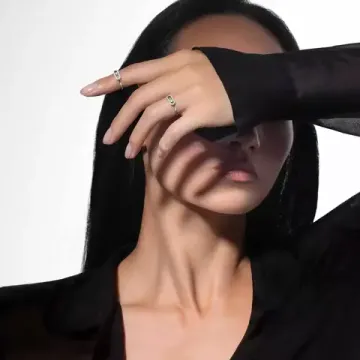 Кольцо Messika Move Uno с полупаве