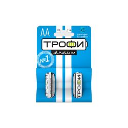 Батарейки Трофи LR6-2BL ENERGY POWER Alkaline | Трофи