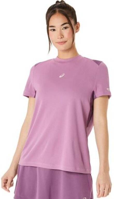 Женская теннисная футболка Asics Padel Court Short Sleeve - Фиолетовый