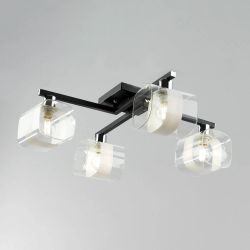 Citilux Вирта CL139145 Люстра потолочная Чёрная Матовая