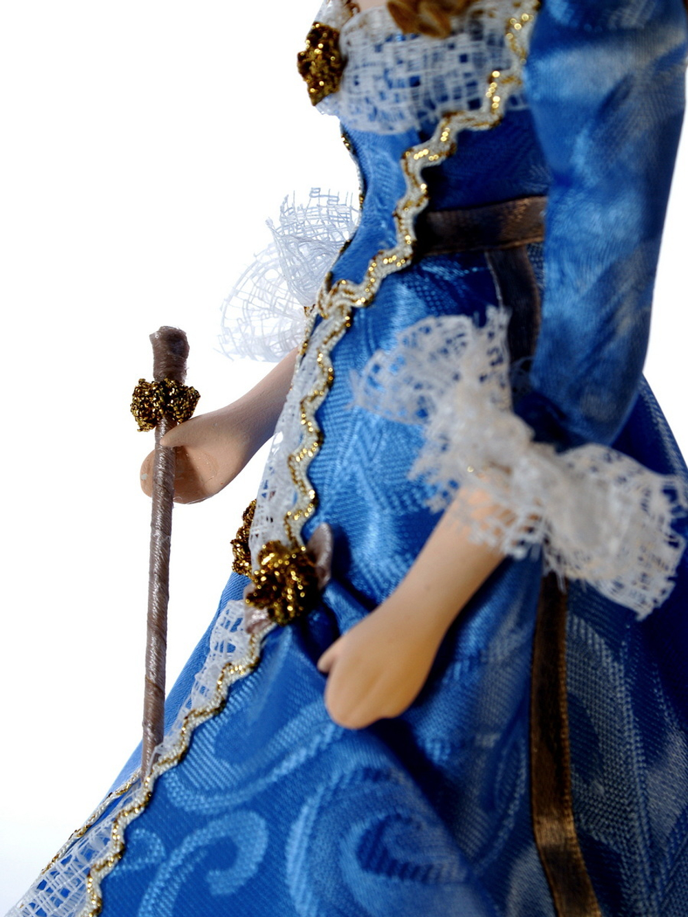 Кукла фарфоровая Дама с тростью