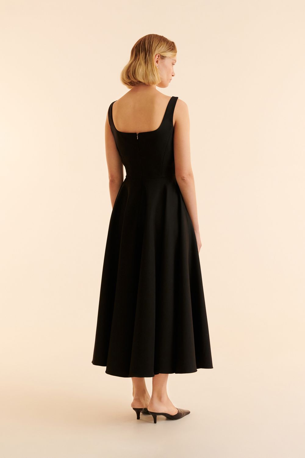 Платье миди (Знакомство с родителями), черное