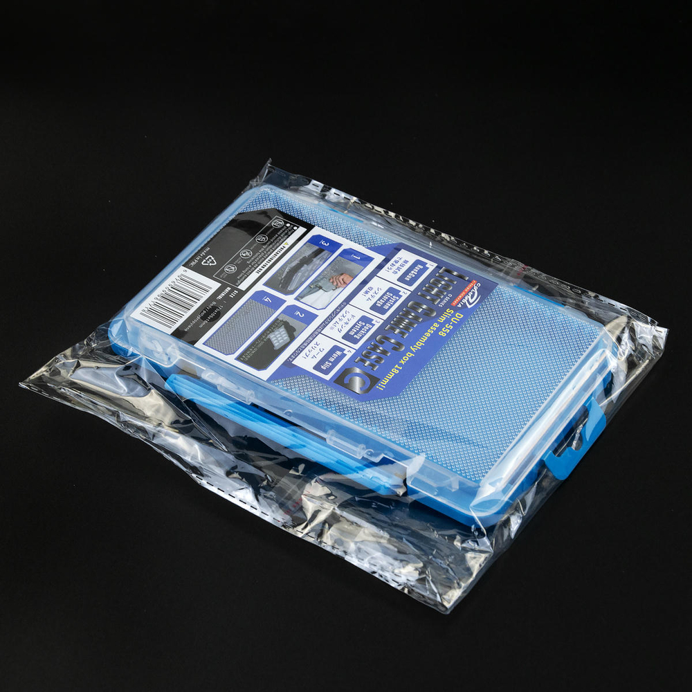 Коробочка с перегородками Columbia DU-558C (175х105х18мм), Синий