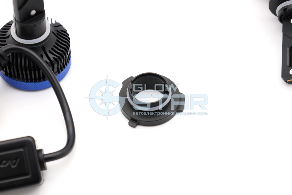 Светодиодные лампы головного света Aozoom P5-HB3/HB4 (9005/9006) с радиатором, 12V, 35W, 6000K, чип Korea WT35