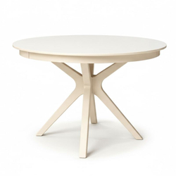Обеденный стол Гермес 100(130)x100 (крем)
