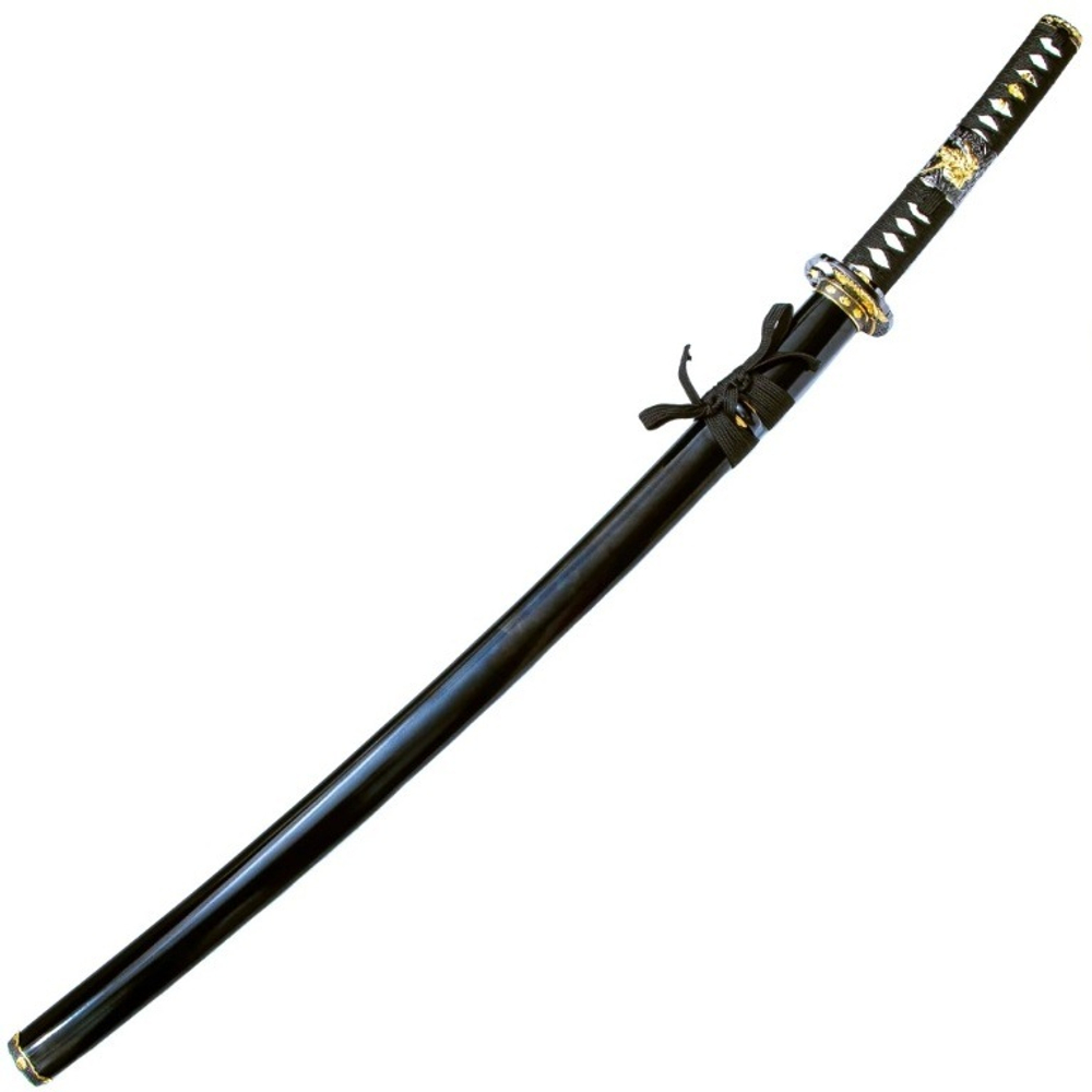 Японский меч Катана классическая (черные ножны) ArtGladius
