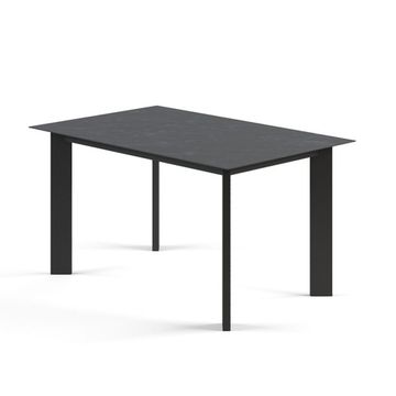 Стол раскладной Track (160+50), керамика черная