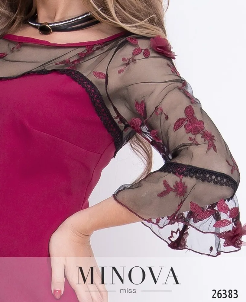 Платье 1087-марсала Minova