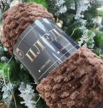 Плед 150*200см «Pompon», цвет шоколад, микрофлис, 240 гр/м²
