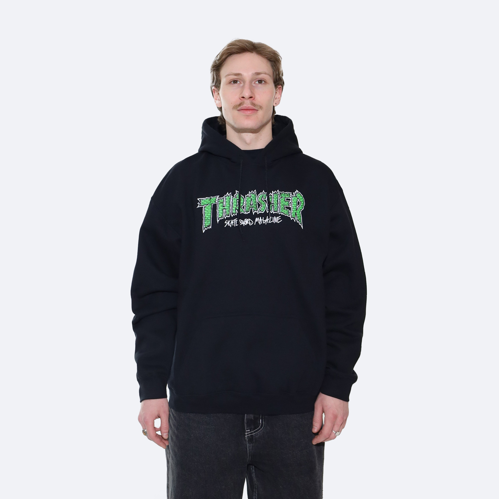 Худи Thrasher Brick Hood (black) артикул: - купить в магазине Дайс
