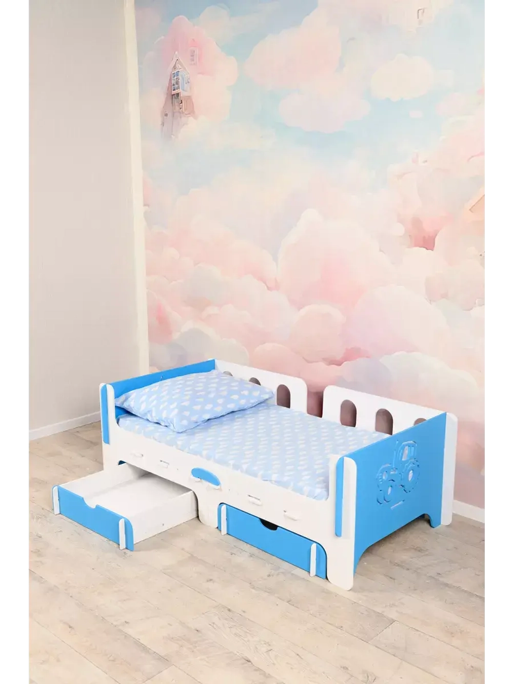 Кровать односпальная софа 140x70