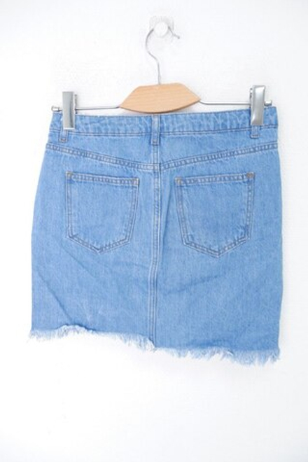 Юбка Koton джинсовая с вышивкой 42 размер