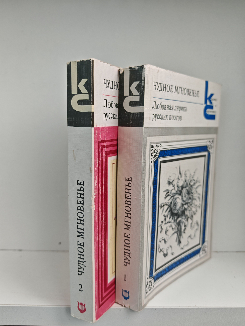 Чудное мгновенье. Любовная лирика русских поэтов (комплект из 2 книг)