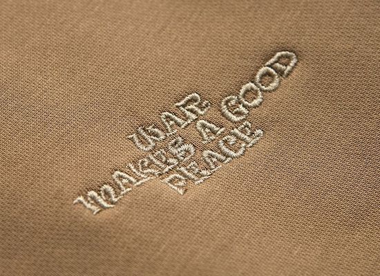 Штаны INF Good peace спортивные утепл.(camel beige)