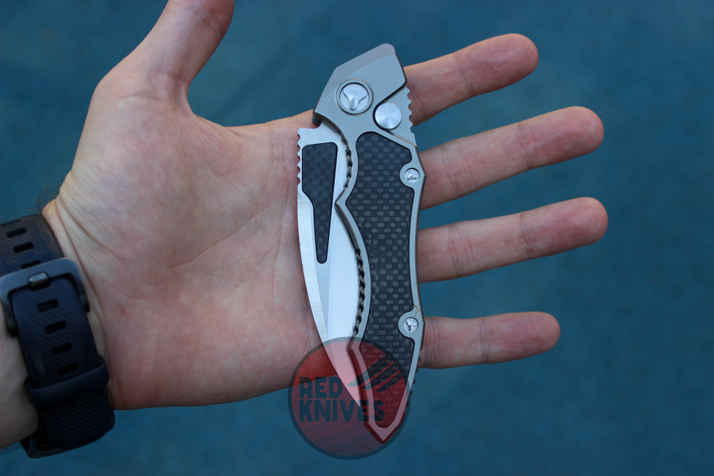 копия автоматического ножа Microtech Kestrel AUTO