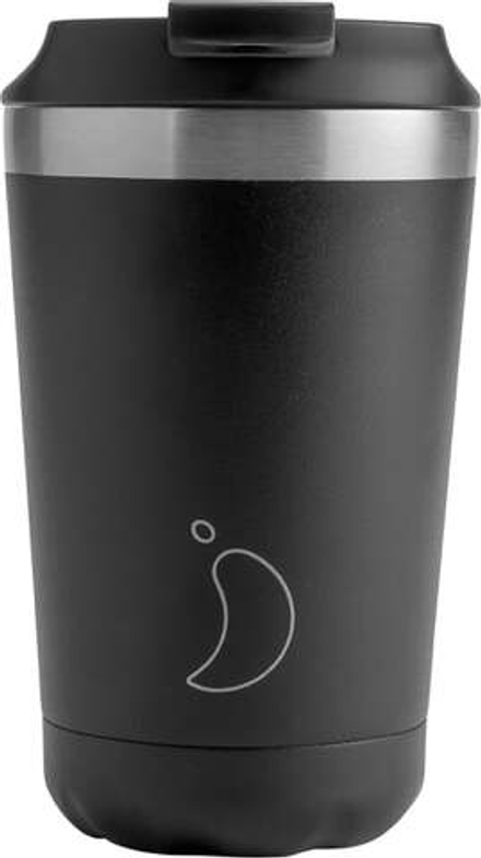 Термокружка chilly's bottles, original, нержавеющая сталь, чёрная · арт. fabr C500OH90RMOBLK
