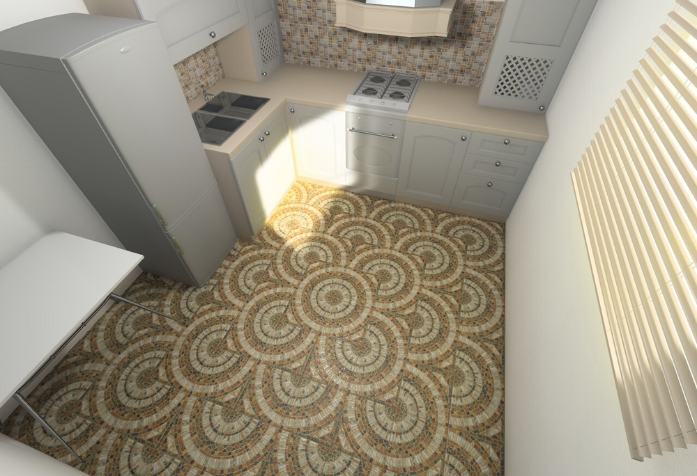 Керамогранит Piezarosa М-Квадрат Мюнхен 33x33 см 1.307 м² матовый цвет мультиколор