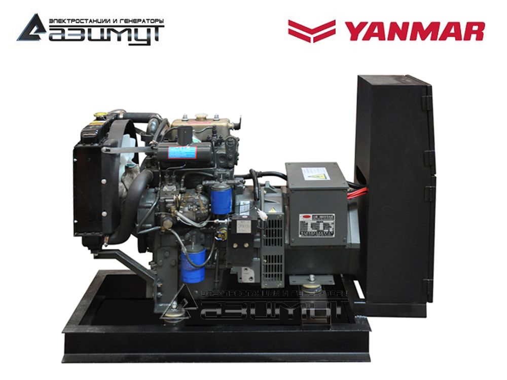 Дизельный генератор Азимут АДА-8-230-РЯ2 Yanmar однофазный с автозапуском