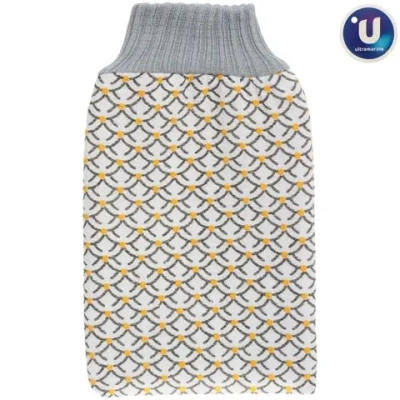 Мочалка - варежка скрaбирующая «Premium - LANPASSO», цвет белый, 24*15см (ZIPпакет)