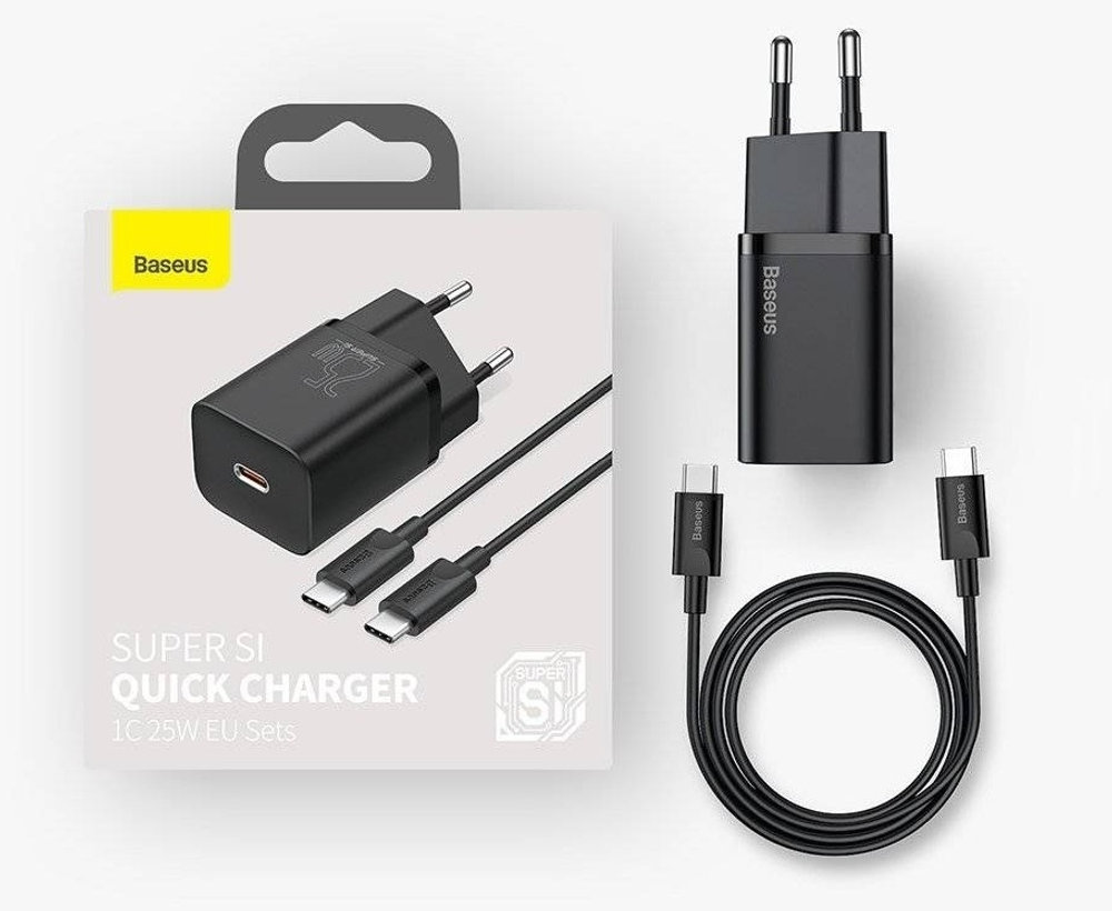 Зарядное устройство Baseus TZCCSUP-L01 25W черный