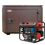 Генератор бензиновый SUNREKA G5500EAX с кожухом Geon 1200 RAL 8019