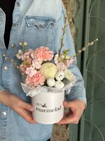 Цветочная коробка пасхальная