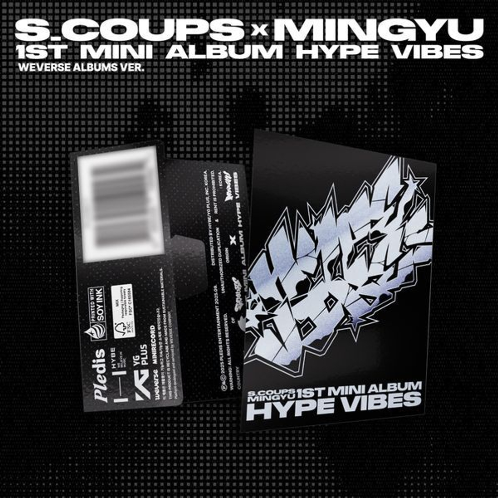 Альбом S.COUPS X MINGYU (SEVENTEEN) - 1st Mini Album [HYPE VIBES] (Weverse Albums ver.)