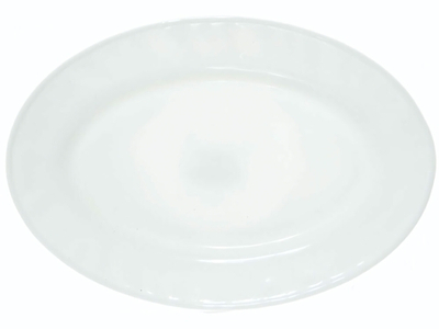 Блюдо овальное 20см*14см WHITE (50235)