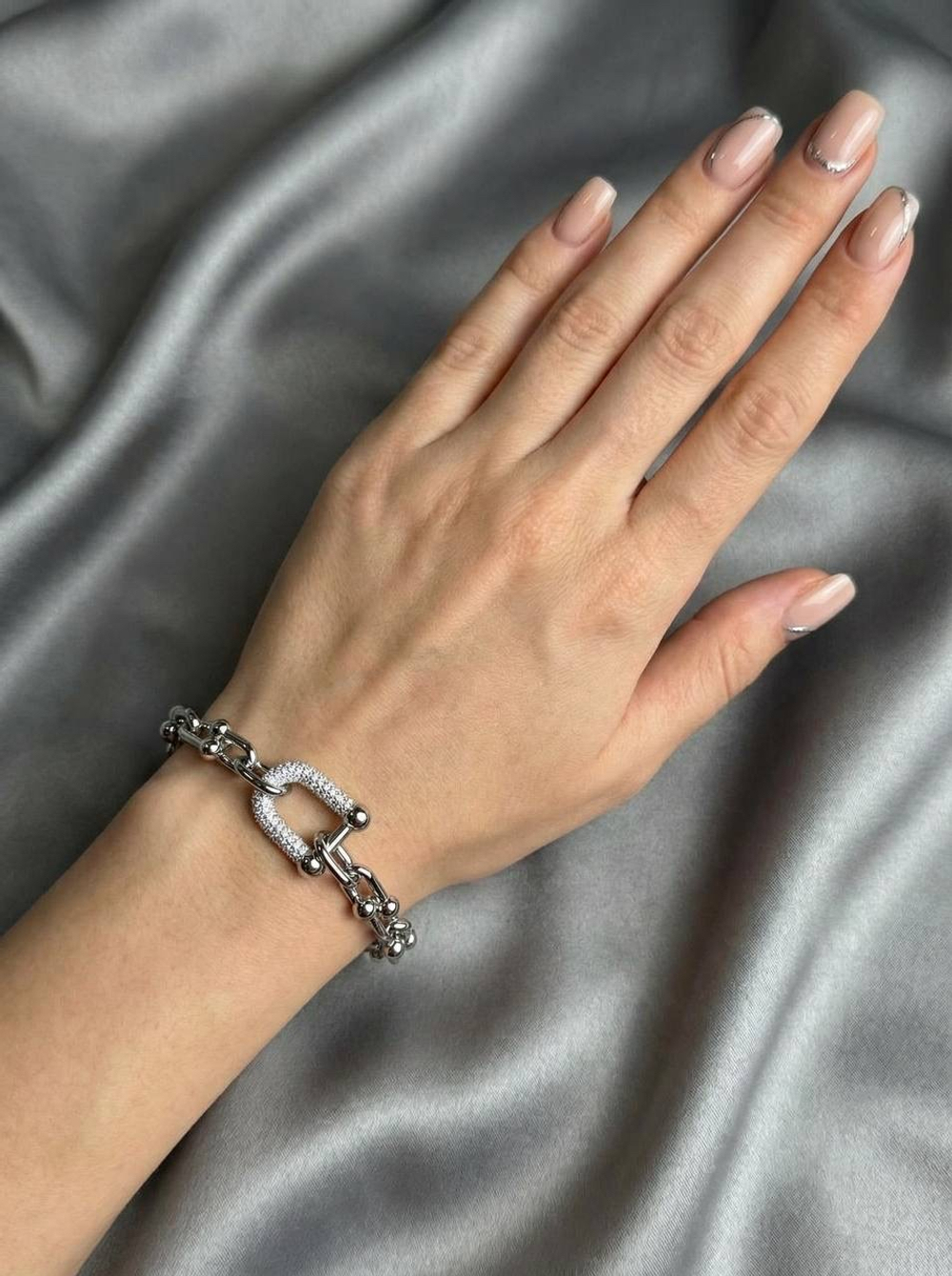 Браслет фианиты 2