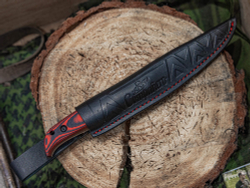 Туристический нож Companero AUS-10Co (Cryo) Black-Red G10
