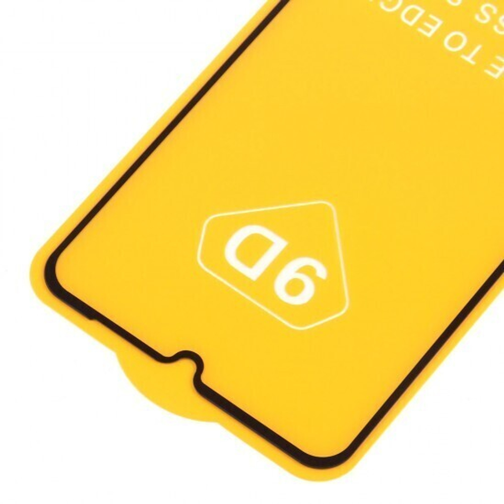 Защитное стекло Full Glue для Huawei Y6p на полный экран, 010630 Черный