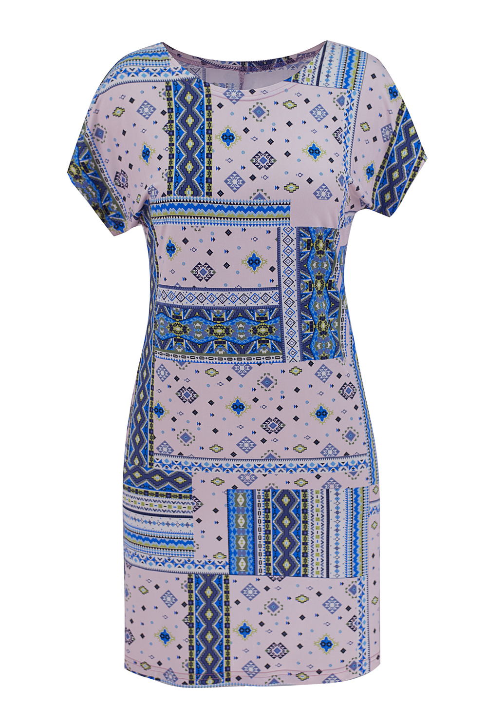 Платье женское 1879оп, син.орнамент #172СО051879оп