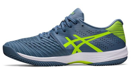 Мужские кроссовки теннисные Asics Solution Swift FF Clay - steel blue/hazard green