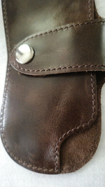 Футляр для очков, чехол для очков из натуральной кожи на шею очечник