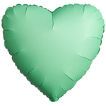 Шар фольгированный Сердце 46 см (Мятный)