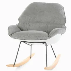 Кресло-качалка Bay, серая ткань
