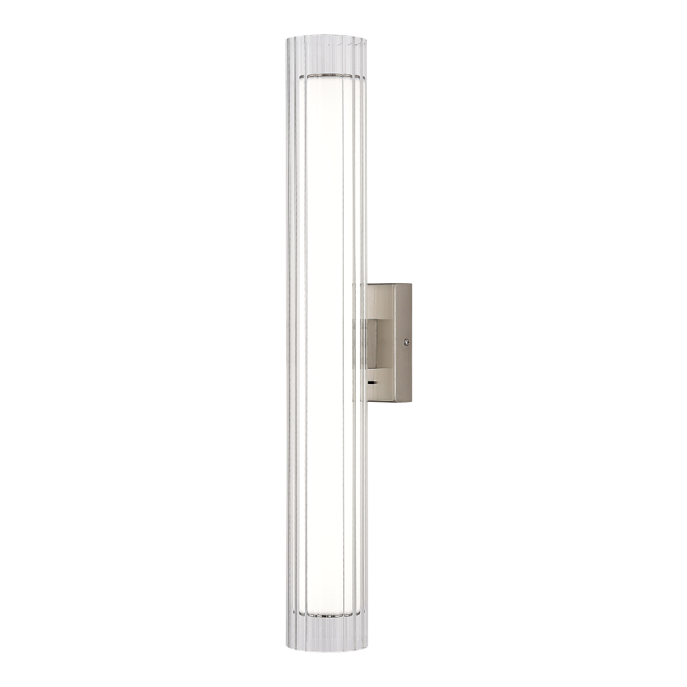 Светильник настенный, Никель/Белый-прозрачный, ENFYS, LED 13W, 3000K/4000K/6000K