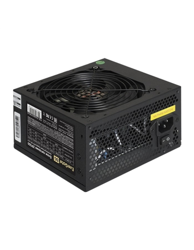 Exegate EX282070RUS-PC Блок питания 550W ExeGate XP550 (ATX, PC, 12cm fan, 24pin, 4pin, PCIe, 3xSATA, 2xIDE, black, кабель 220V в комплекте)
