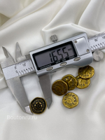 Шляпка под установочные кнопки ЛВ. в бронзовом металле