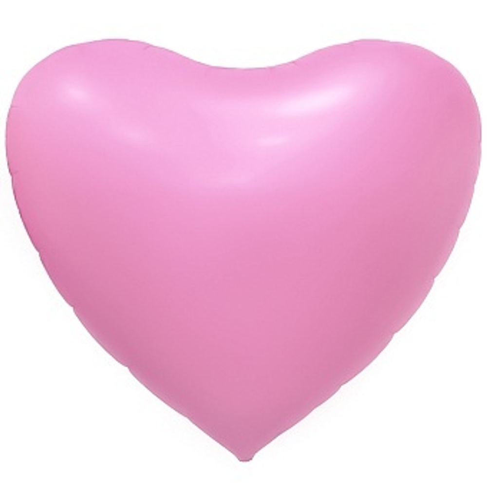К 70'' Сердце Светло-розовый Сатин 140 см.