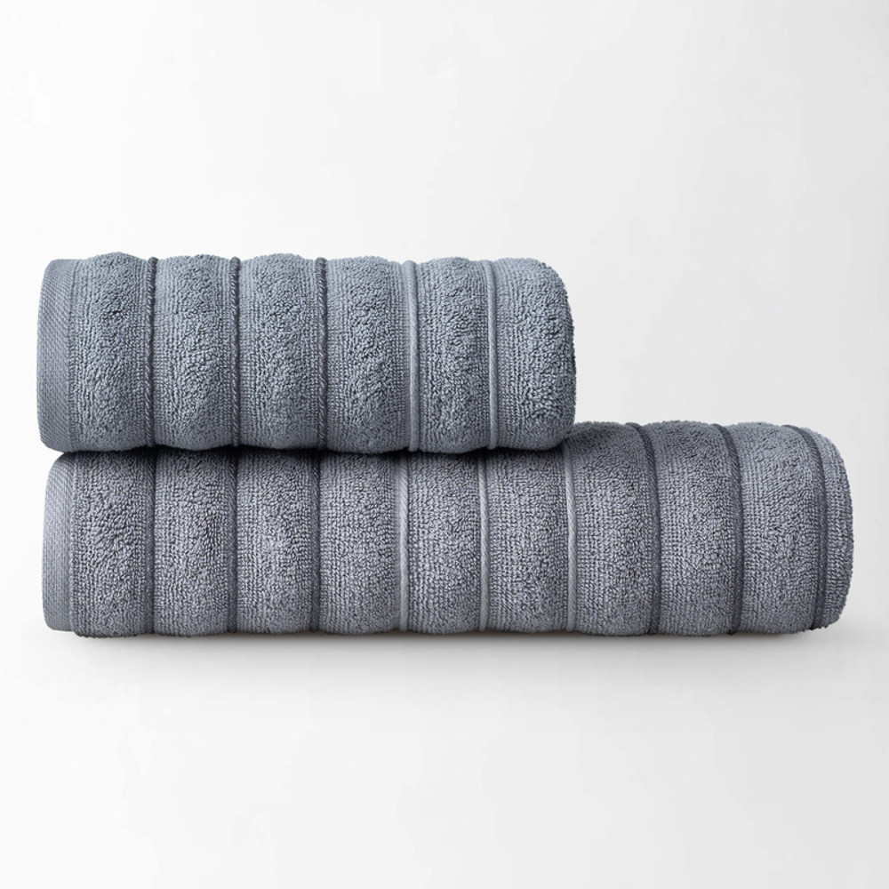 Набор полотенец Люкс 70х140 + 50х90 антрацит