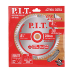 Диск пильный по дереву P.I.T. 210х30/20/16х2,2 мм 64Т (ACTW04-210T64)